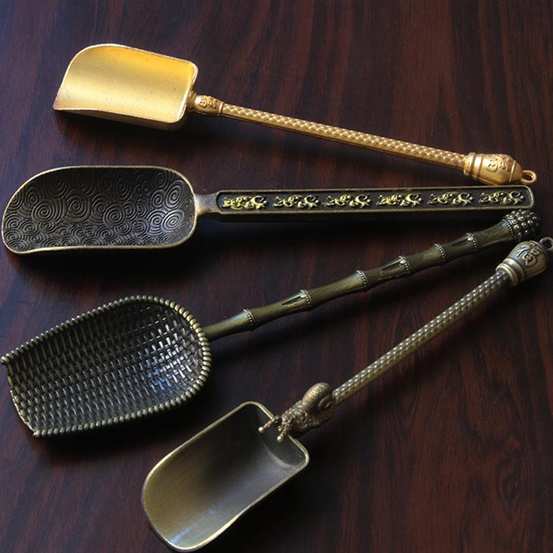 Spoons Shovel Shape Tea Retro Chinese Style Accessories Copper Sugar Salt Coffee For Kitchen Kongfu Tools Gadgets
Spoons Shovel Shape Tea Retro Chinese Style Accessories Copper Sugar Salt Coffee For Kitchen Kongfu Tools Gadgets
