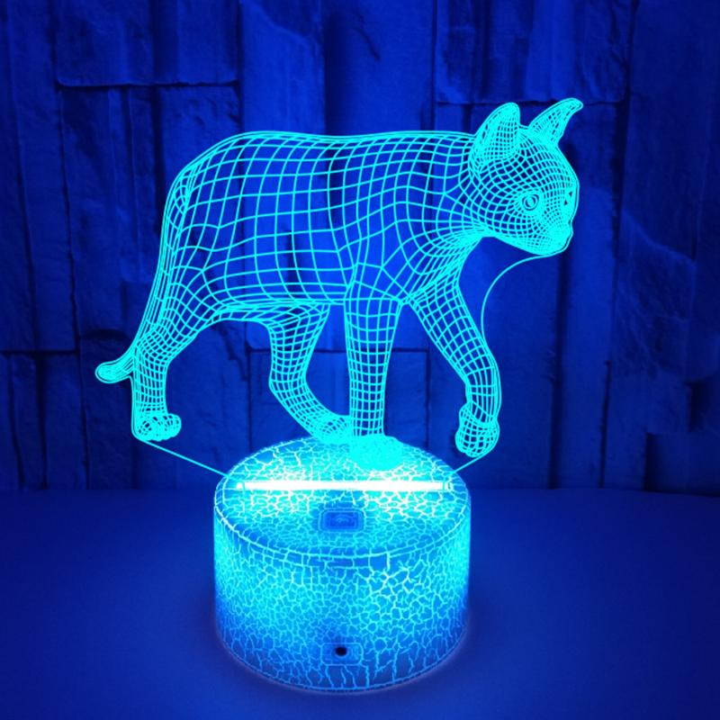 Night Lights 3D LED Light Acrylic Cat Model 7 Colors Changing Touch USB Table Lamp Home Bedroom Decor Kids Gifts Baby Sleeping Lighting
Night Lights 3D LED Light Acrylic Cat Model 7 Colors Changing Touch USB Table Lamp Home Bedroom Decor Kids Gifts Baby Sleeping Lighting