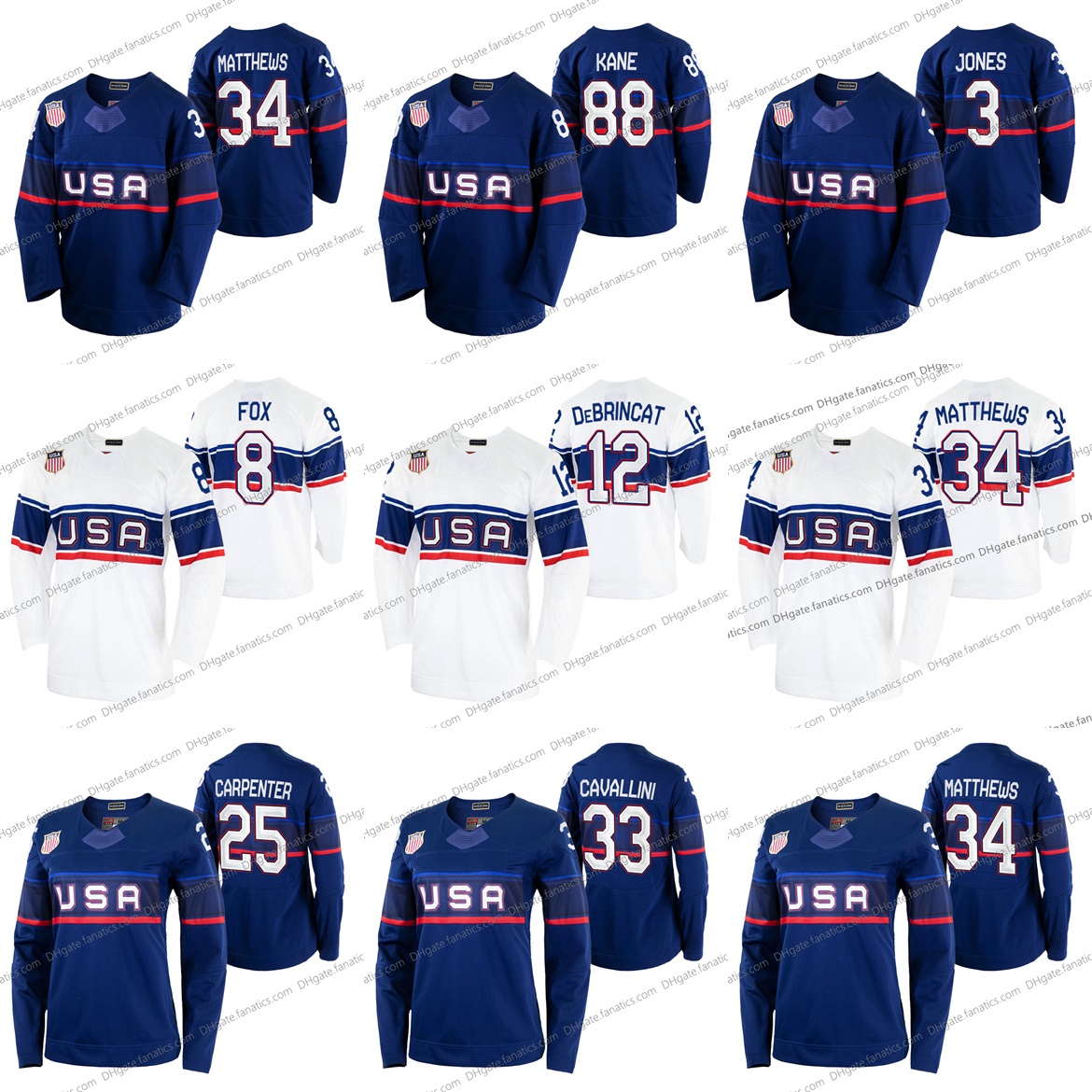 Stitched Connor Hellebuyck 2022 Custom USA Hockey Jersey Paul Stastny James van Riemsdyk T.J. Oshie Jack Eichel Johnny Gaudreau Patrick Kane Auston Matthews, As photo
Stitched Connor Hellebuyck 2022 Custom USA Hockey Jersey Paul Stastny James van Riemsdyk T.J. Oshie Jack Eichel Johnny Gaudreau Patrick Kane Auston Matthews, As photo