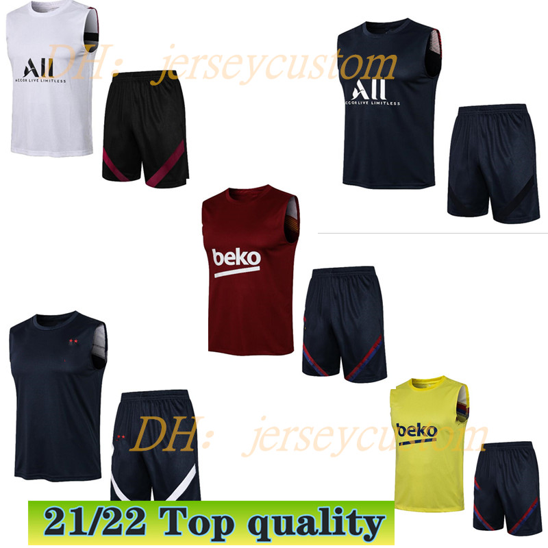 2021/22 paris Men's sports vest is breathable soccer Jersey Survetement 21 22 MBAPPE GRIEZMANN 3/4 pants football Short sleeve tracksuit, Black;yellow
2021/22 paris Men's sports vest is breathable soccer Jersey Survetement 21 22 MBAPPE GRIEZMANN 3/4 pants football Short sleeve tracksuit, Black;yellow