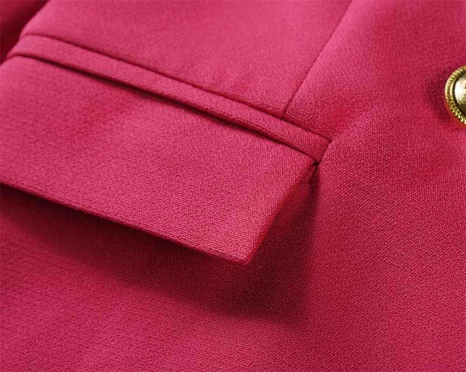 Women Blazers And Jackets Tailored Coat Womens Clothing Double Breasted Female Blazer Overcoat Basic Slim Fitting Gorgeous 211122