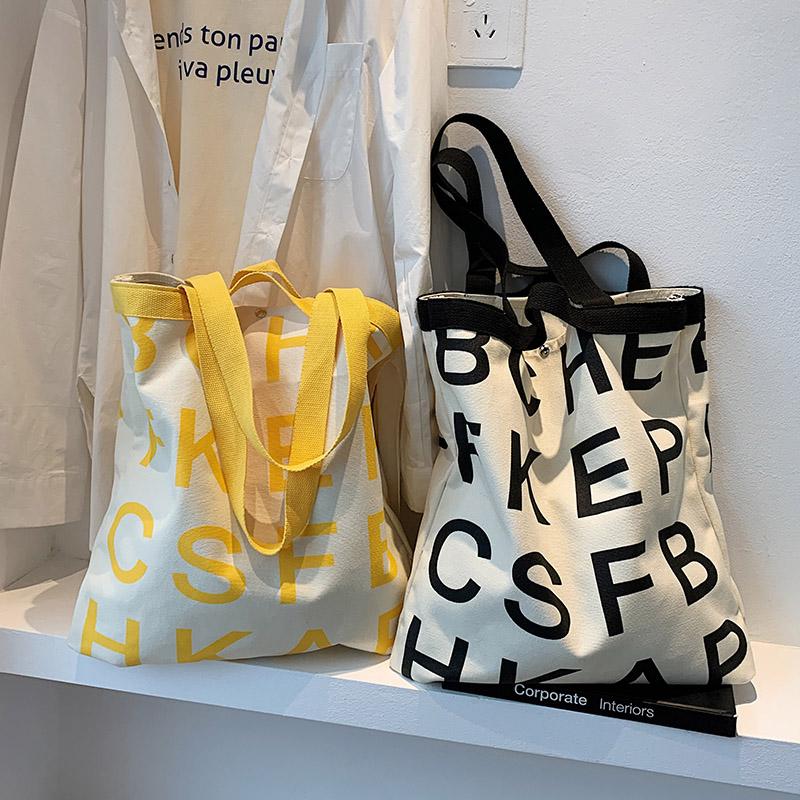 Shoulder Bags Letter Designer Women Simple Handbag Large Canvas Bag Casual Fashion Lady Summer Shopper Shopping Travel Purses, Black
Shoulder Bags Letter Designer Women Simple Handbag Large Canvas Bag Casual Fashion Lady Summer Shopper Shopping Travel Purses, Black