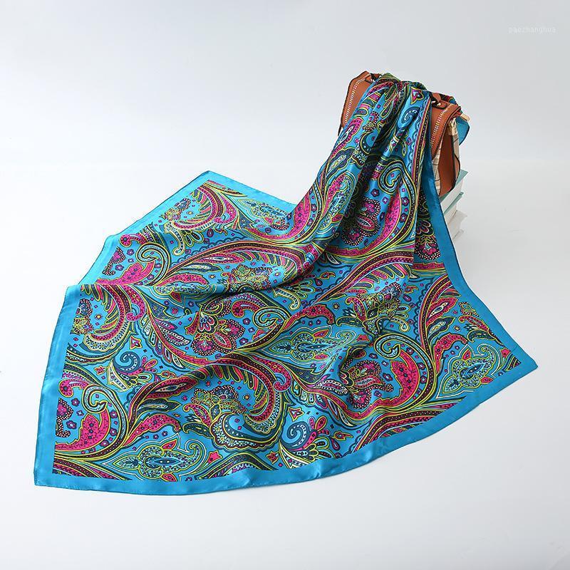 Scarves 90cm Square Silk Scarf Women Shawls Designer Print Hijab Foulard Head Wraps For Lady Neck Soft Big Bandana High Quality, Blue;gray
Scarves 90cm Square Silk Scarf Women Shawls Designer Print Hijab Foulard Head Wraps For Lady Neck Soft Big Bandana High Quality, Blue;gray