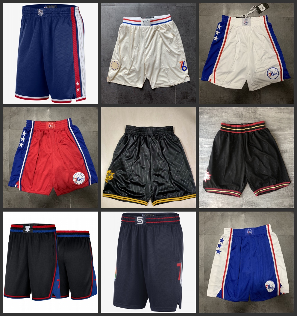 Men's Philadelphia 76ers''City''Edition 2022 Navy 75th Anniversary Black Swingman Shorts
Men's Philadelphia 76ers''City''Edition 2022 Navy 75th Anniversary Black Swingman Shorts