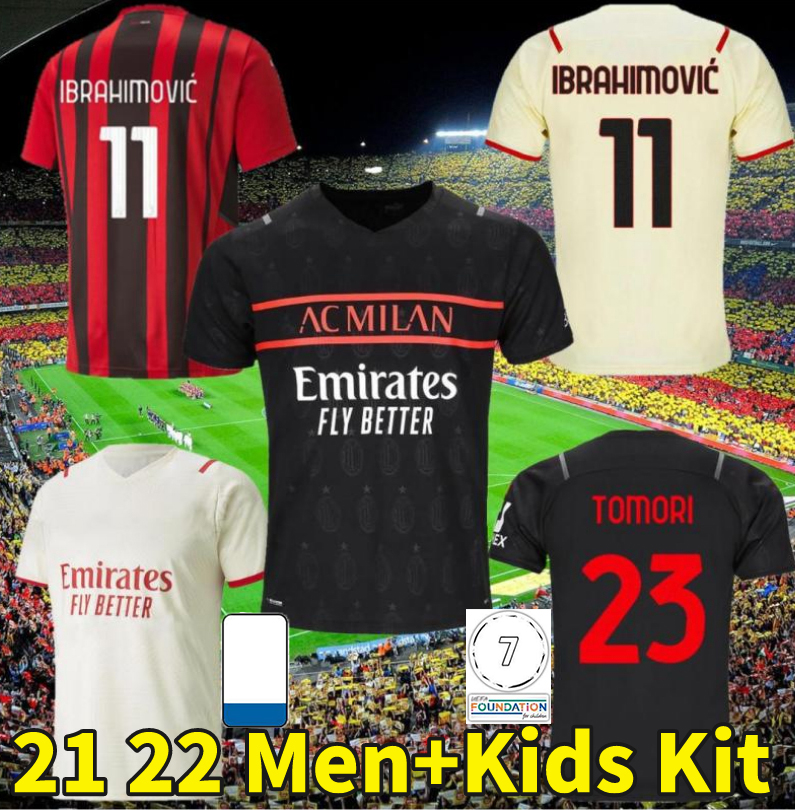 AC milan 21 22 soccer jersey IBRAHIMOVIC GIROUD BRAHIM BENNACER THEO KESSIE A.REBIC R. LEAO ROMAGNOLI TOMORI TONALI 2021 home away third football shirt men + kids kit, Kids home+socks
AC milan 21 22 soccer jersey IBRAHIMOVIC GIROUD BRAHIM BENNACER THEO KESSIE A.REBIC R. LEAO ROMAGNOLI TOMORI TONALI 2021 home away third football shirt men + kids kit, Kids home+socks
