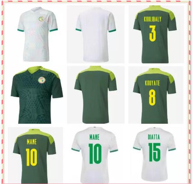 Newest 2021 Senegal soccer jerseys MANE KOULIBALY GUEYE KOUYATE SARR homme Maillot de foot football Uniforms
Newest 2021 Senegal soccer jerseys MANE KOULIBALY GUEYE KOUYATE SARR homme Maillot de foot football Uniforms