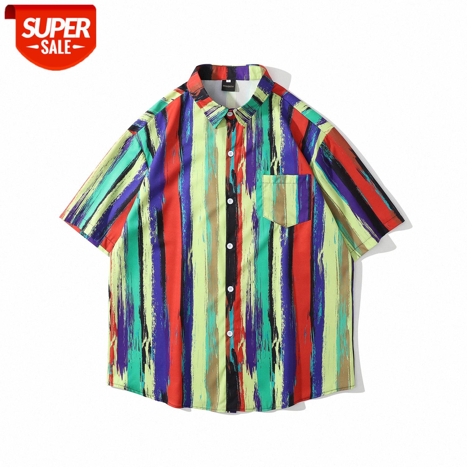 Retro painted striped flower shirt short-sleeved male Weiyi loose bf couple hip-hop street #ML1Q, White;black
Retro painted striped flower shirt short-sleeved male Weiyi loose bf couple hip-hop street #ML1Q, White;black