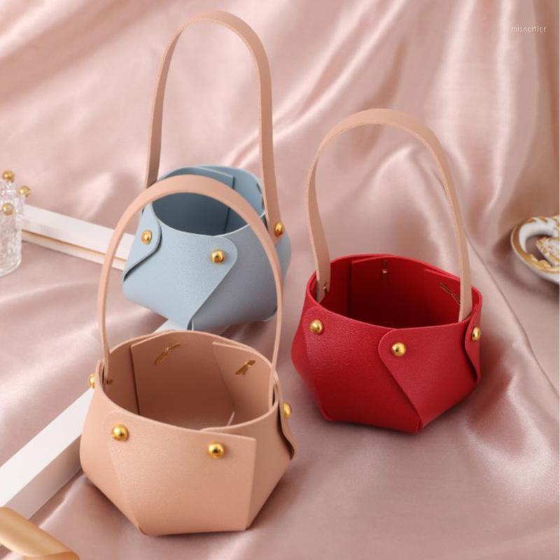 Gift Wrap 1 Pc 9*9*7cm Creative Colorful Leather Portable Bag Candy Gifts Box Basket Jewelry Packaging Wedding Pouch
Gift Wrap 1 Pc 9*9*7cm Creative Colorful Leather Portable Bag Candy Gifts Box Basket Jewelry Packaging Wedding Pouch