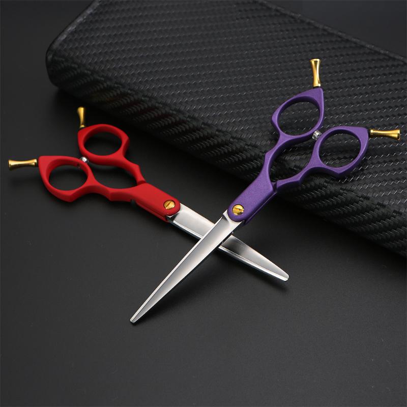Hair Scissors 6.0/7.0 Inch Pet Grooming Dog Cutting Shears Curved Scissor Professional For