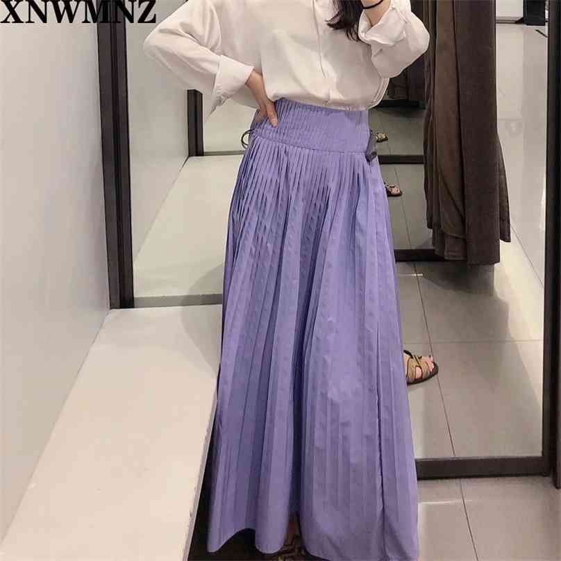 Spring and Autumn Fashion Women's High Waist midi Pleated Solid Color Half Length Elastic Skirt Lady Lavender pleated skirt 210520, Purple
Spring and Autumn Fashion Women's High Waist midi Pleated Solid Color Half Length Elastic Skirt Lady Lavender pleated skirt 210520, Purple