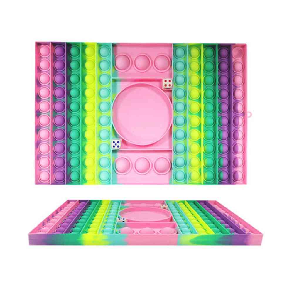 Fidget Push Desktop Toy Popper Chessboard Puzzle Tabletop Decompression Board Finger Bubble Sensory Children Educational Toys G64LLXZ
Fidget Push Desktop Toy Popper Chessboard Puzzle Tabletop Decompression Board Finger Bubble Sensory Children Educational Toys G64LLXZ