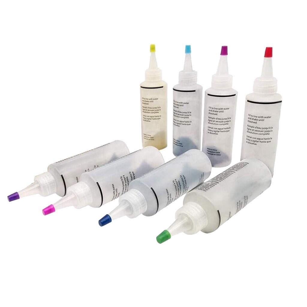 Tie dye kit 6/8/10 bottles muti-color dyes permanent paint for diy arts cotton cloth and linen suit dye pigment