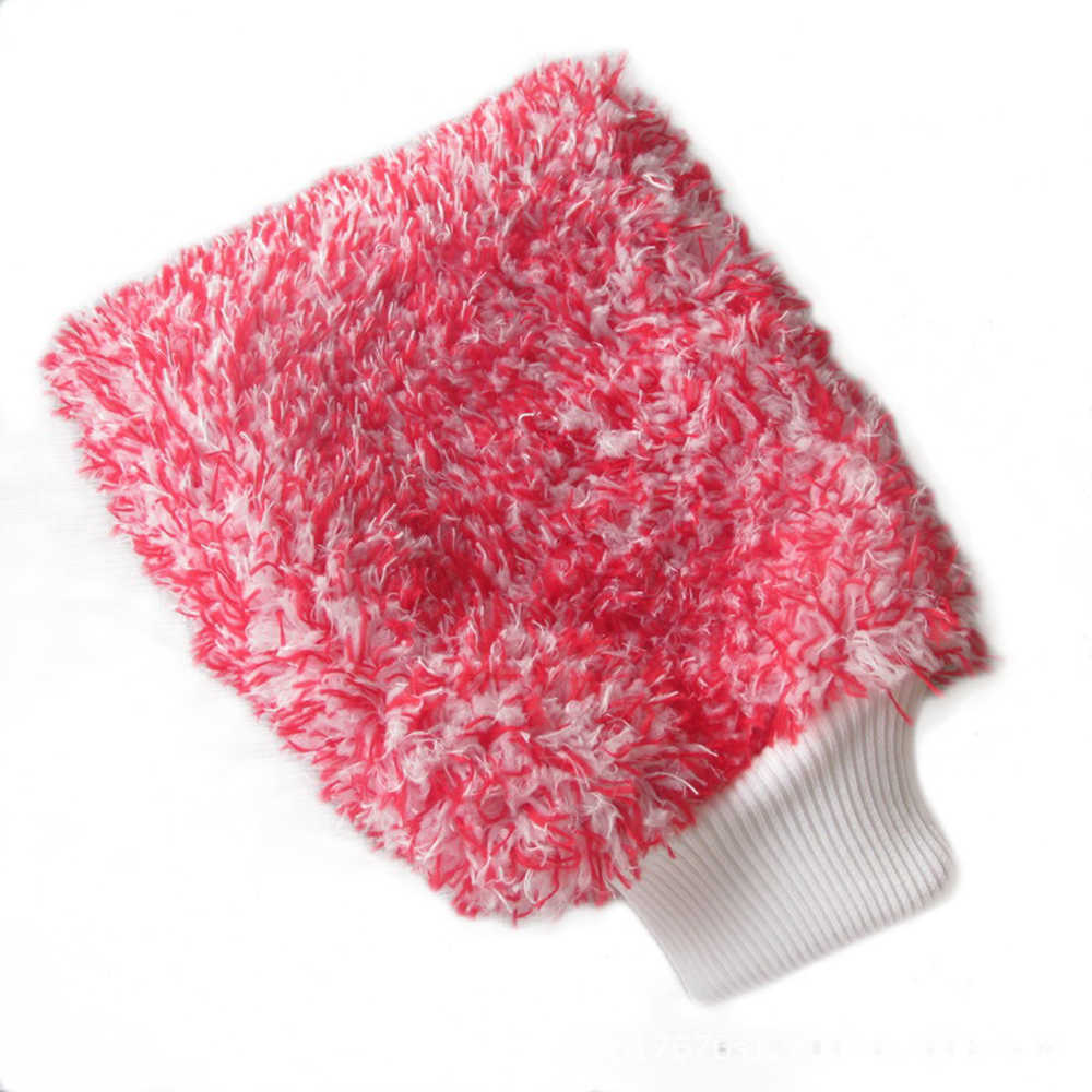 Soft Absorbancy Glove High Density Car Cleaning Ultra Soft Easy To Dry Auto Detailing Microfiber Madness Wash Mitt Cloth Detail