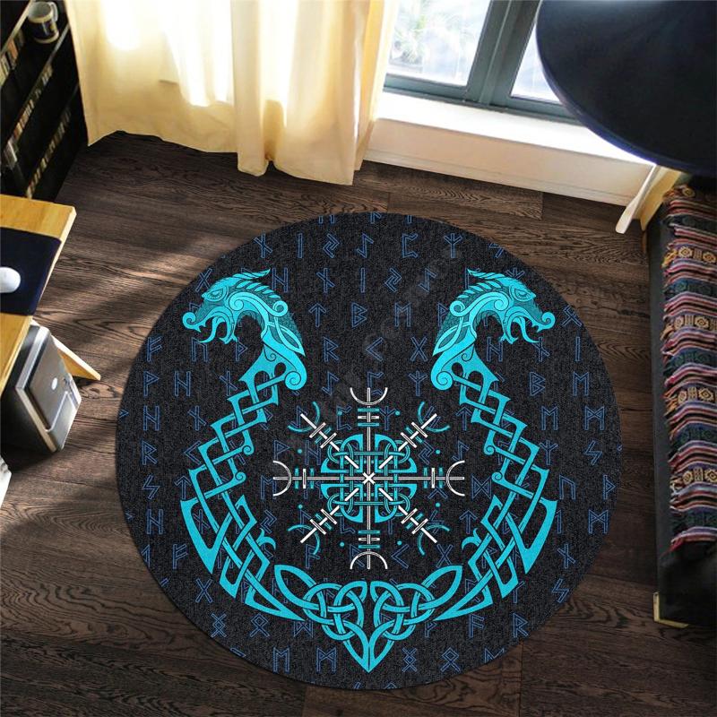 Carpets Viking Style Carpet Helm Of Awe Cyan 3D All Over Printed Rug Non-slip Mat Dining Living Room Soft Bedroom
Carpets Viking Style Carpet Helm Of Awe Cyan 3D All Over Printed Rug Non-slip Mat Dining Living Room Soft Bedroom