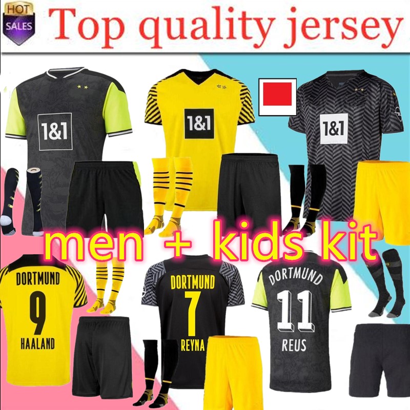 21 22 Borussia home away HAALAND REUS dortmund soccer jerseys Special 2021 2022 football shirts BRANDT PLSZCZEK uniform men+kids kit, Black
21 22 Borussia home away HAALAND REUS dortmund soccer jerseys Special 2021 2022 football shirts BRANDT PLSZCZEK uniform men+kids kit, Black