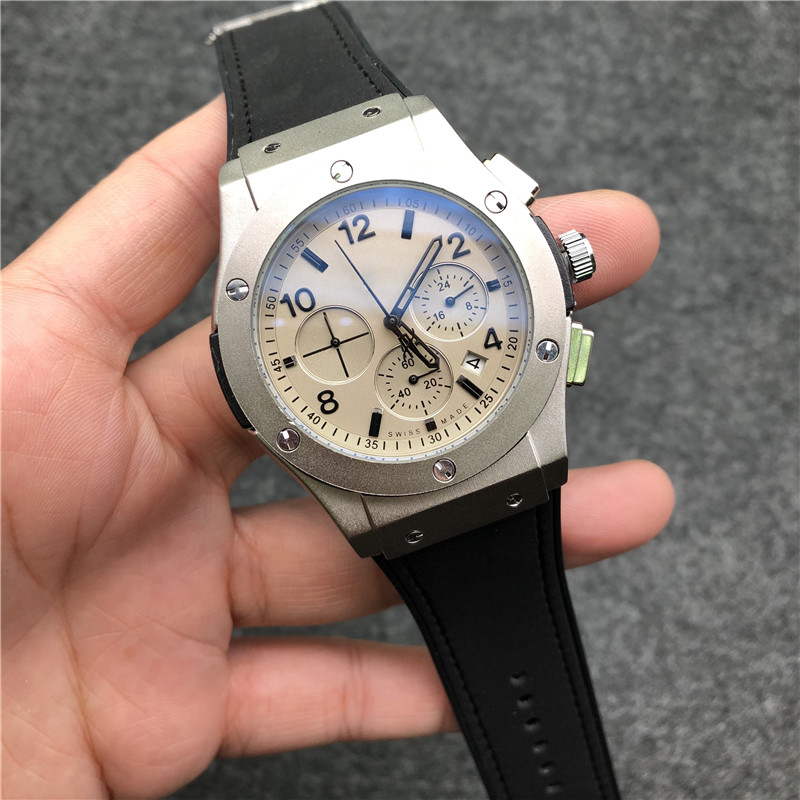 Premium Men's Watch 41mm Automatic Quartz Movement Stainless Steel Leather Subdial Working Watch Luminous montre de luxe, 10
Premium Men's Watch 41mm Automatic Quartz Movement Stainless Steel Leather Subdial Working Watch Luminous montre de luxe, 10
