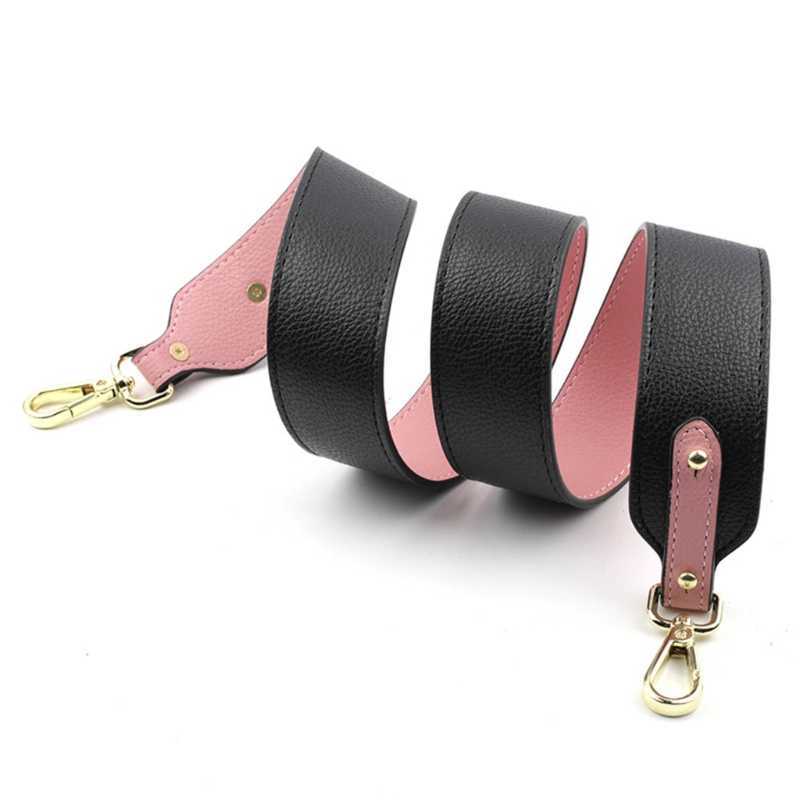 Wide Crossbody Bag Strap Adjustable DIY Replacement PU Leather Shoulder Strap for Handbags Purse Bag Accessories 5 Colors 210624