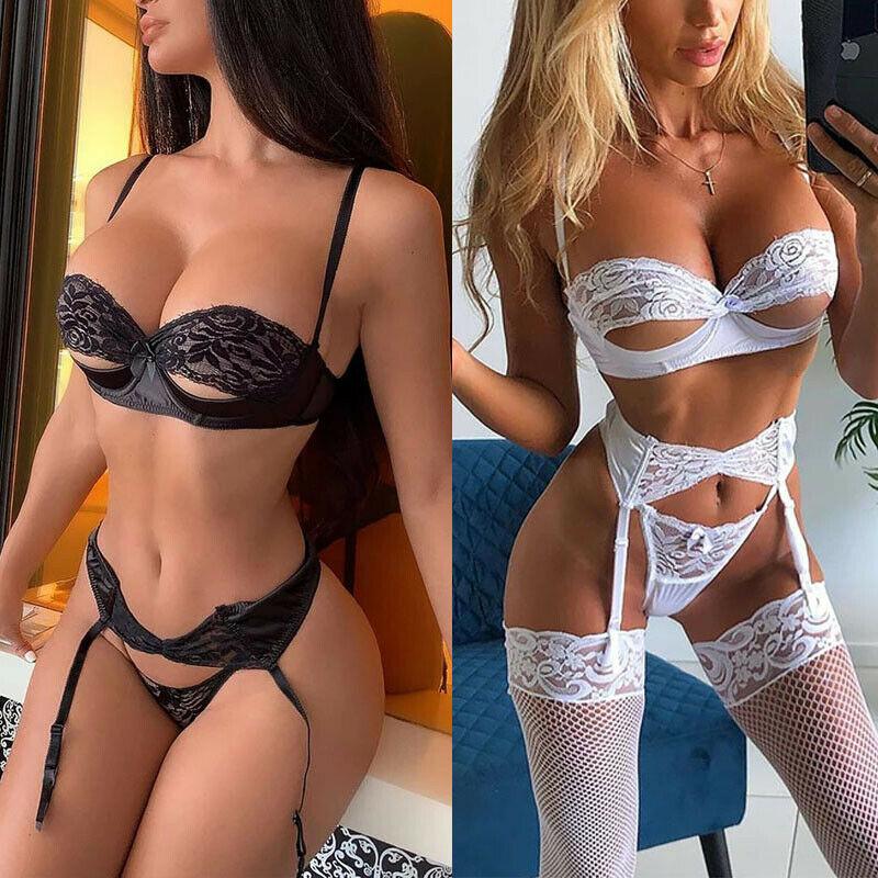 Erotic Lengerie Womens Sexy Lingerie Underwear Sleepwear G-string Push Up Bra Lace Babydoll Nightwear Bras Sets, Black
Erotic Lengerie Womens Sexy Lingerie Underwear Sleepwear G-string Push Up Bra Lace Babydoll Nightwear Bras Sets, Black
