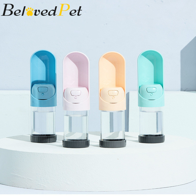 Portable Dog Water Bottle Outdoor Walking Pet Feeder Bowl Travel Puppy Cat Drinking Filter Healthy Water Pet Water Dispenser