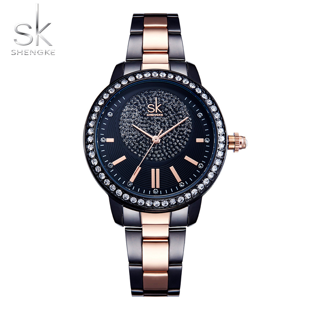 Shengke Rose Gold Watch Women Quartz Watches Ladies Top Brand Crystal Luxury Female Wrist Watch Girl Clock Relogio Femininog, 11k0111l01sk
Shengke Rose Gold Watch Women Quartz Watches Ladies Top Brand Crystal Luxury Female Wrist Watch Girl Clock Relogio Femininog, 11k0111l01sk
