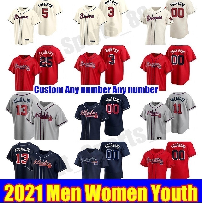 2021 Atlanta Men Women kids youth Baseball Jersey Freddie Freeman Dansby Swanson Brave 13 Ronald Acuna Jr. 1 Ozzie Albies Mike Soroka Jerseys, Blue;black
2021 Atlanta Men Women kids youth Baseball Jersey Freddie Freeman Dansby Swanson Brave 13 Ronald Acuna Jr. 1 Ozzie Albies Mike Soroka Jerseys, Blue;black