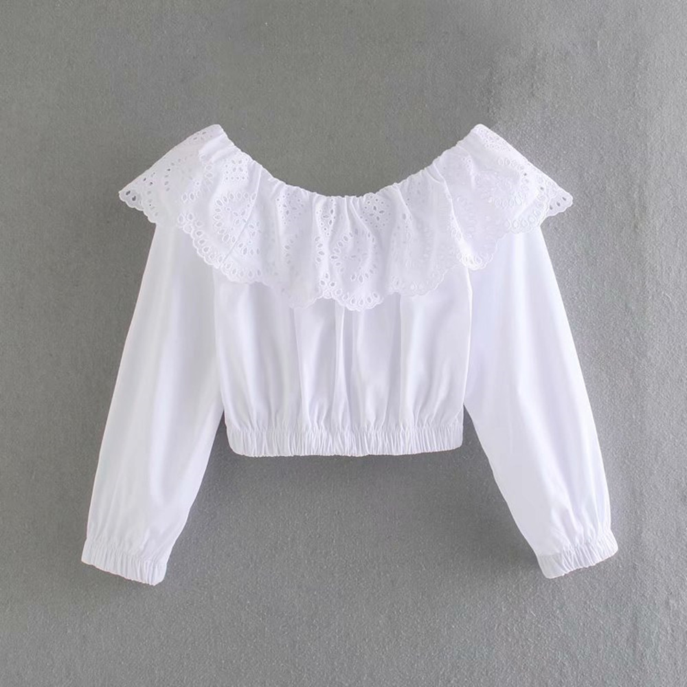 Women's Blouses & Shirts High quality long sleeves sweet elastic waists short women's blouses harvest clothing, White
Women's Blouses & Shirts High quality long sleeves sweet elastic waists short women's blouses harvest clothing, White