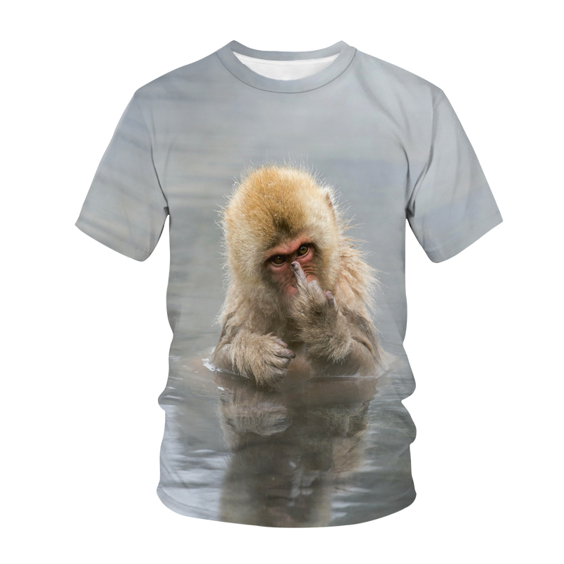 2021 Summer Men Short Sleeve Orangutan T-Shirt Funny Monkey 3D Print Streetwear Quick Dry Breathable T Shirt Fashion Casual Harajuku Top Tee, White;black
2021 Summer Men Short Sleeve Orangutan T-Shirt Funny Monkey 3D Print Streetwear Quick Dry Breathable T Shirt Fashion Casual Harajuku Top Tee, White;black