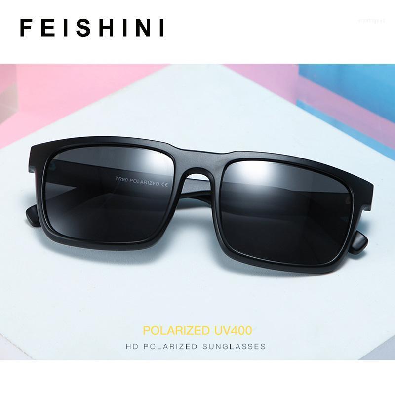 Sunglasses FEISHINI 2021 High Quality TR90 EYEGlasses Men Black Vintage Square Frame Light Plastic Titanium UV Protection1
Sunglasses FEISHINI 2021 High Quality TR90 EYEGlasses Men Black Vintage Square Frame Light Plastic Titanium UV Protection1