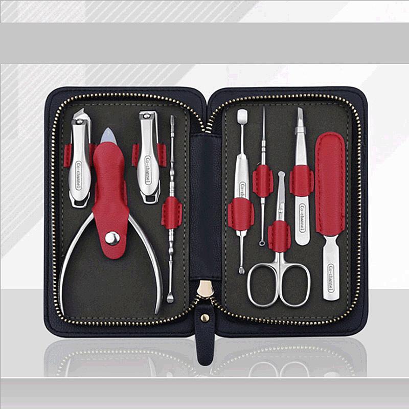 Nail Art Kits Top Quality Manicure Set 9 Pcs Clippers Scissors Nails Accessories Tools Gift For Men/women
Nail Art Kits Top Quality Manicure Set 9 Pcs Clippers Scissors Nails Accessories Tools Gift For Men/women