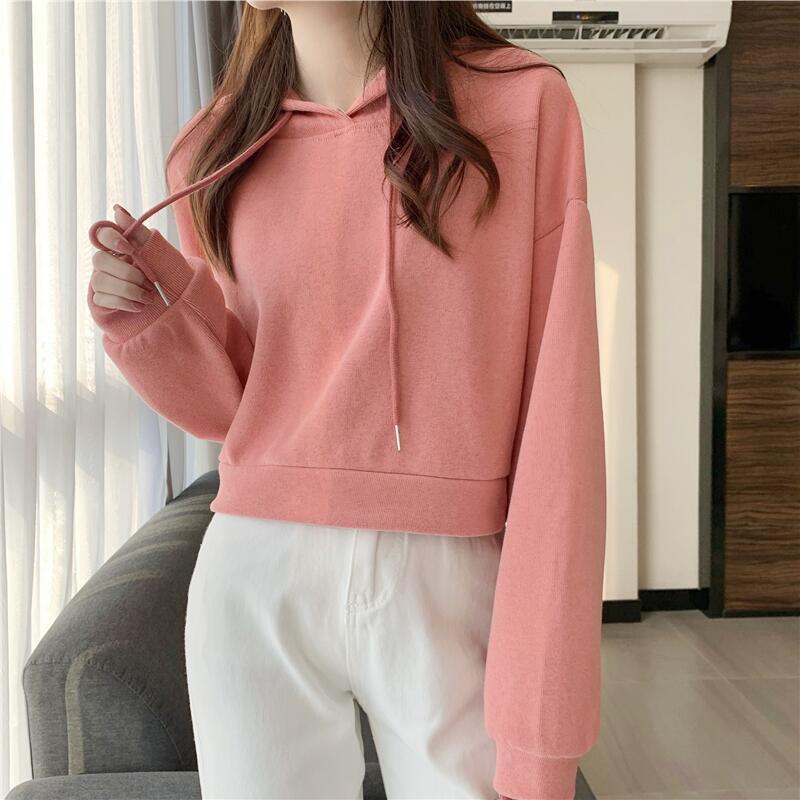 Women' Hoodies & Sweatshirts Rimocy Solid Color Short For Women 2021 Autumn Long Sleeve Hooded Cropped Tops Woman Streetwear Drawstring Swe, Black
Women' Hoodies & Sweatshirts Rimocy Solid Color Short For Women 2021 Autumn Long Sleeve Hooded Cropped Tops Woman Streetwear Drawstring Swe, Black