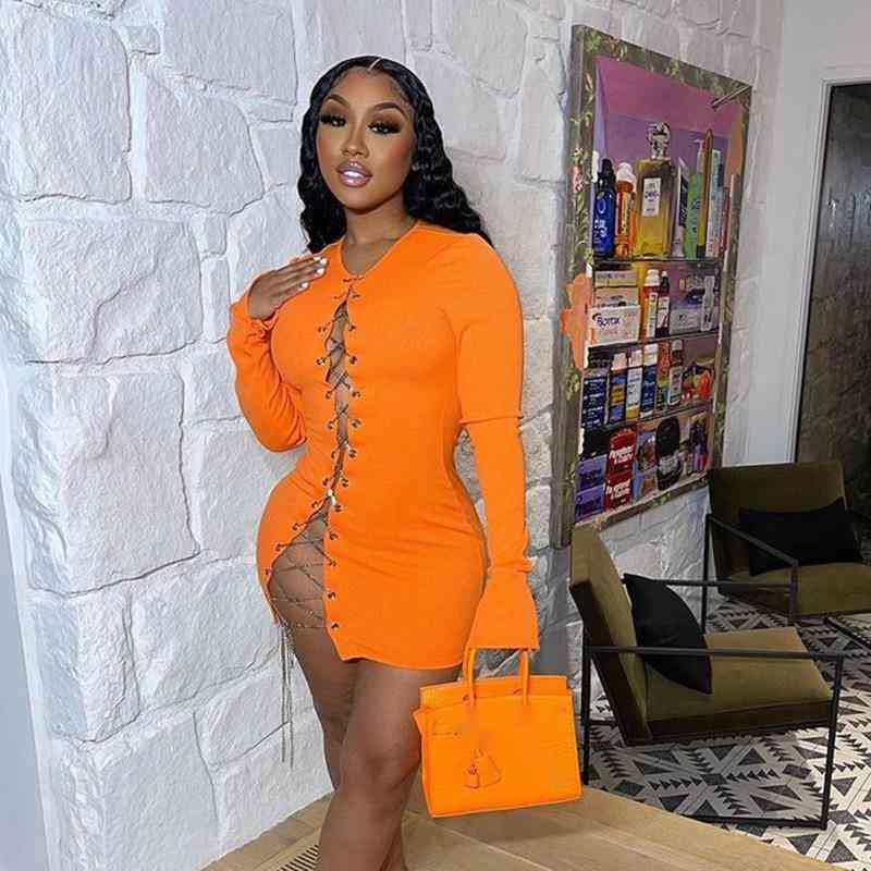 Spring Arrivals Solid Color Long Sleve Round Collar Hollow Out Pit Bar Fashion Women Pullover Dress MZ868 210525, Pink
Spring Arrivals Solid Color Long Sleve Round Collar Hollow Out Pit Bar Fashion Women Pullover Dress MZ868 210525, Pink