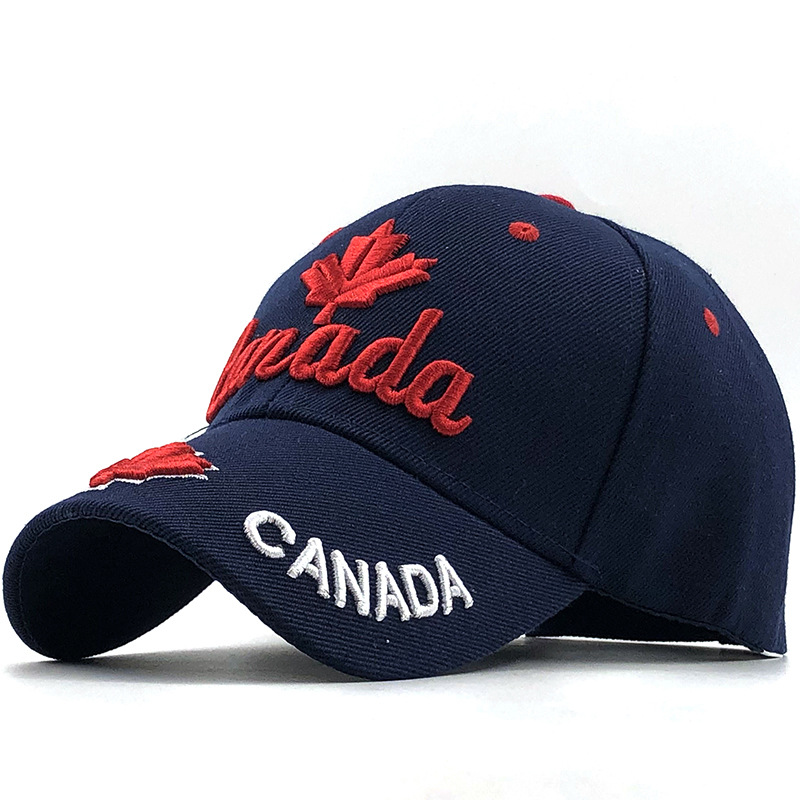 Spring and Summer New Black White Contrast Color Canadian Flag Canada Embroidered Baseball Cap Fishing Peaked One Piece Dropshipping, Box
Spring and Summer New Black White Contrast Color Canadian Flag Canada Embroidered Baseball Cap Fishing Peaked One Piece Dropshipping, Box