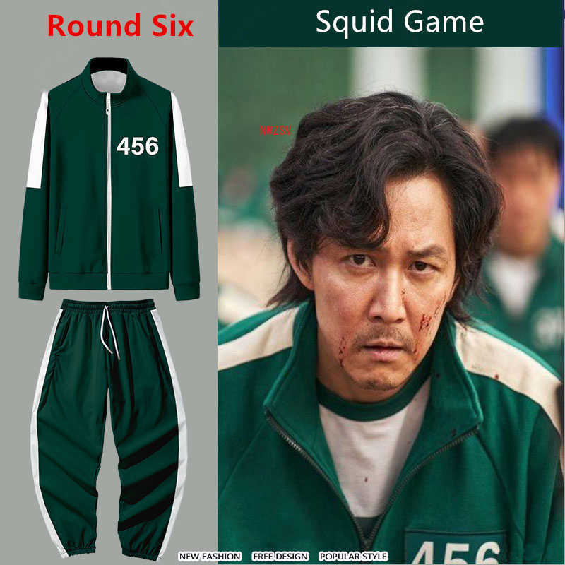Squid Game Jacket Men's Li Zhengjae Same Sportswear Plus Size 456 National Tide Autumn Sweater Round Six Can Be Customized
Squid Game Jacket Men's Li Zhengjae Same Sportswear Plus Size 456 National Tide Autumn Sweater Round Six Can Be Customized