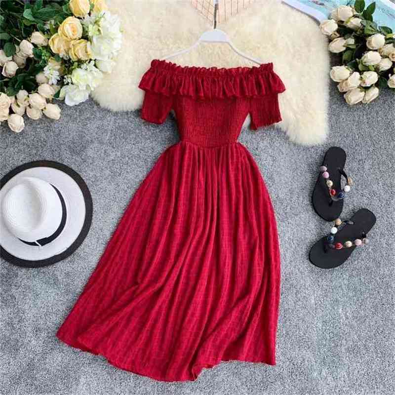 Off The Shoulder Sexy Dresses Women Summer Short Sleeve Slim Beach Wear Casual Dress Ladies Elegant Party Robe 210525
Off The Shoulder Sexy Dresses Women Summer Short Sleeve Slim Beach Wear Casual Dress Ladies Elegant Party Robe 210525