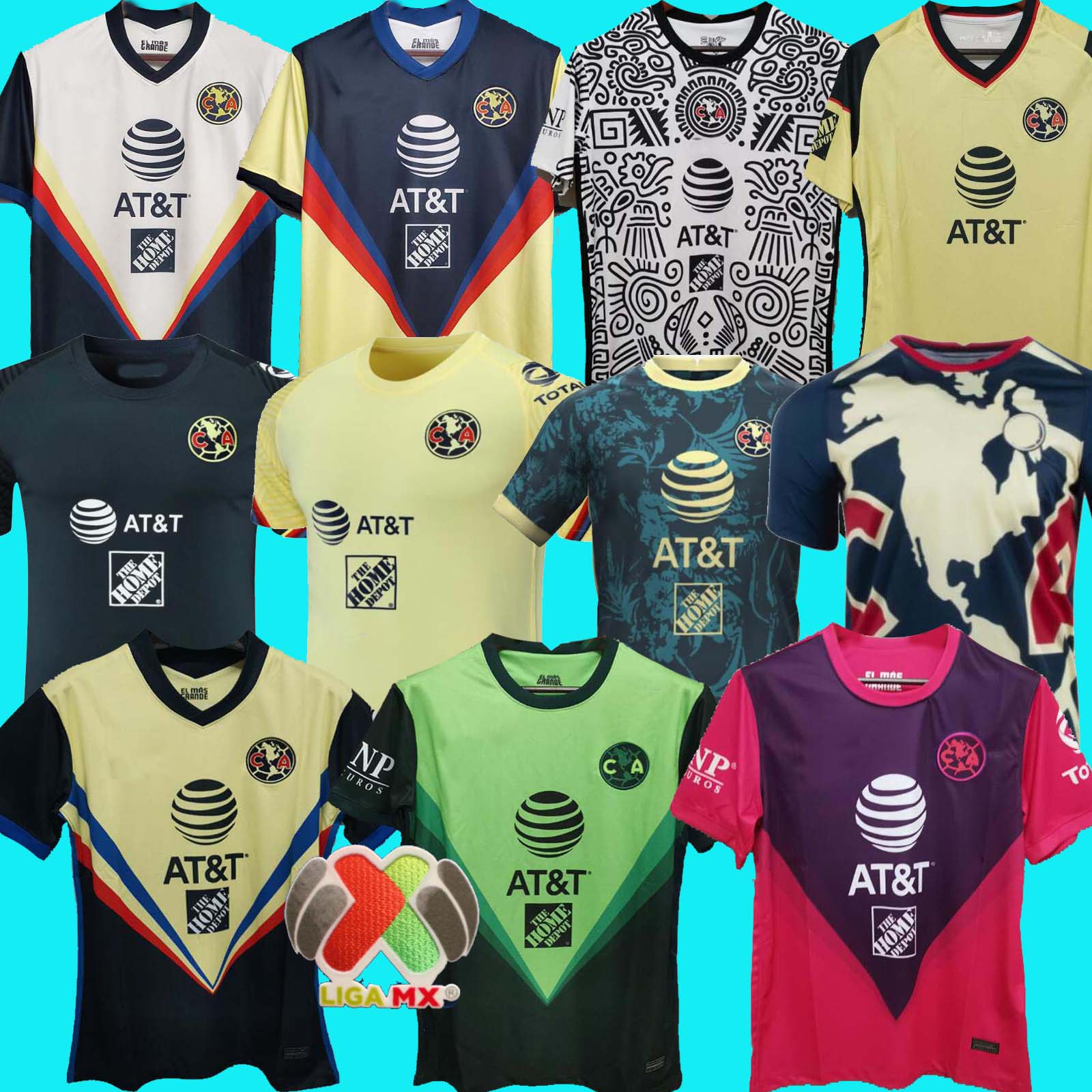 2021 Mexico League Club America home away 3rd training Football Shirts maillot de foot Goalkeeper 20 21 22 CLUB AMÉRICA PRESENTA SU NUEVA TIENDA OFICIAL EN LÍNEA Jersey, Purple
2021 Mexico League Club America home away 3rd training Football Shirts maillot de foot Goalkeeper 20 21 22 CLUB AMÉRICA PRESENTA SU NUEVA TIENDA OFICIAL EN LÍNEA Jersey, Purple