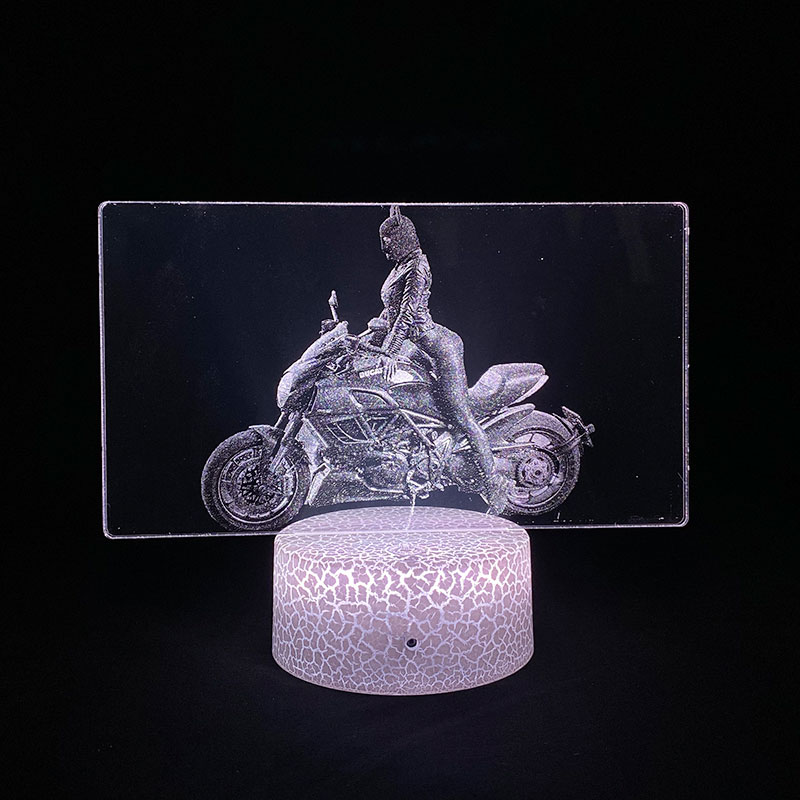 Sexy Acrylic 3D Picture Lamp LED Light Atmosphere Motorcycle Girl Nightlight Smart Phone Control 16 Color Remote Bedroom Kids Gift
Sexy Acrylic 3D Picture Lamp LED Light Atmosphere Motorcycle Girl Nightlight Smart Phone Control 16 Color Remote Bedroom Kids Gift
