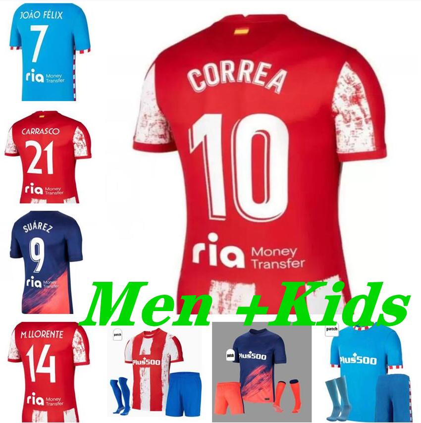 21/22 Atletico Soccer Jerseys JOAO FELIX SUAREZ KOKE Madrid 75th jersey 2021 2022 Champion camisetas de fútbol Men kids kits socks full sets, Black;yellow
21/22 Atletico Soccer Jerseys JOAO FELIX SUAREZ KOKE Madrid 75th jersey 2021 2022 Champion camisetas de fútbol Men kids kits socks full sets, Black;yellow