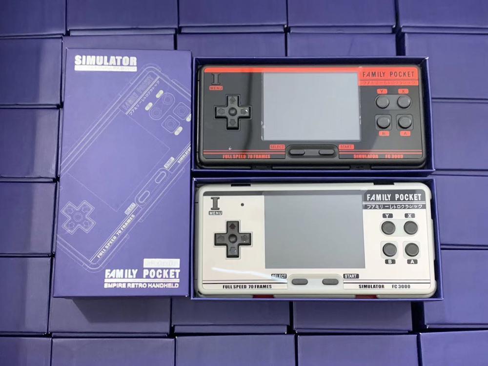 Portable Game Players 8 Bit 3 Inch Pocket Retro Mini Handheld Family AV TV Output Built-in 1224 Video Console