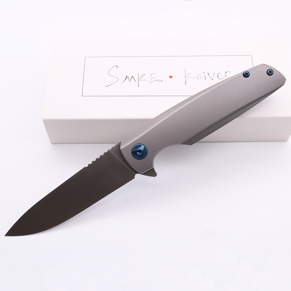 SMKE Knives Custom Specter Flipper Pocket Folding Knife M390 Blade Sand Blasting Titanium Handle Tactical Survival Knives Outdoor Camping Tools
SMKE Knives Custom Specter Flipper Pocket Folding Knife M390 Blade Sand Blasting Titanium Handle Tactical Survival Knives Outdoor Camping Tools