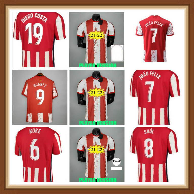 PLAYER VERSION 20 21 22 Soccer Jersey SUAREZ JOÃO FÃLIX 2021 2122 SAÃL Camisetas de fútbol DIEGO COSTA Football Shirt, Black;yellow
PLAYER VERSION 20 21 22 Soccer Jersey SUAREZ JOÃO FÃLIX 2021 2122 SAÃL Camisetas de fútbol DIEGO COSTA Football Shirt, Black;yellow