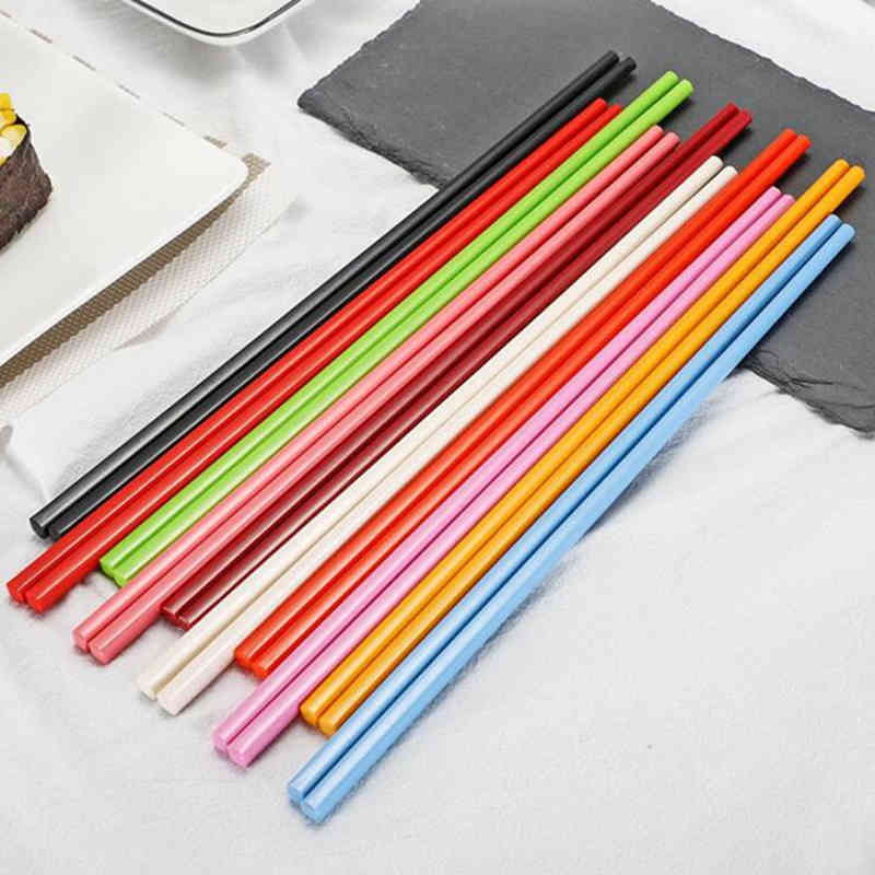 Colorful Melamine Chopsticks Chinese Chopstick Hotel Restaurant Special Eco-Friendly Chopstick Kitchen Tableware от DHgate WW