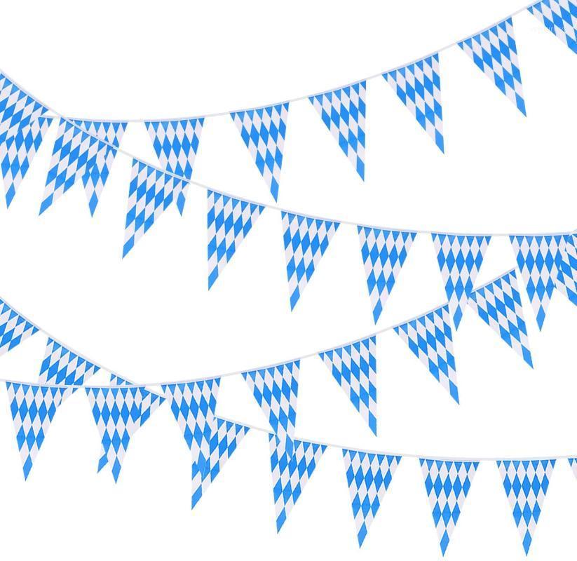 Party Decoration 32.8Ft PE The Munich Oktoberfest Pennant Blue White Banner Double Sided Flags Bavarian Beer Festival Outdoor Indoor Decorat
Party Decoration 32.8Ft PE The Munich Oktoberfest Pennant Blue White Banner Double Sided Flags Bavarian Beer Festival Outdoor Indoor Decorat