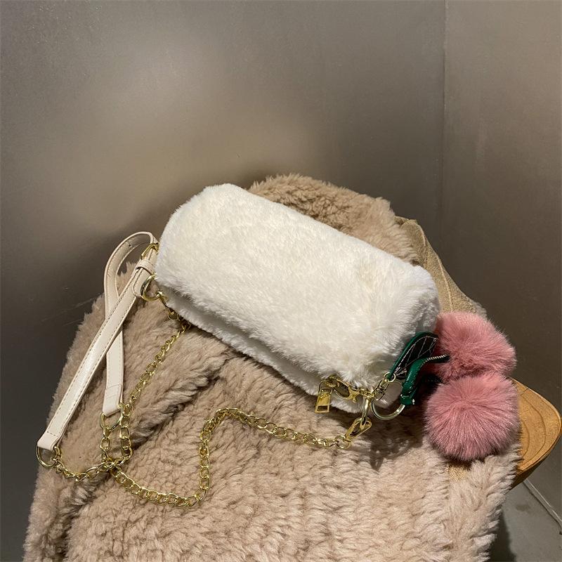 Evening Bags Cute Student Plush Cylinder Small Bag Female Ins Temperament Shoulder Messenger Sweet Girl Pouch
Evening Bags Cute Student Plush Cylinder Small Bag Female Ins Temperament Shoulder Messenger Sweet Girl Pouch