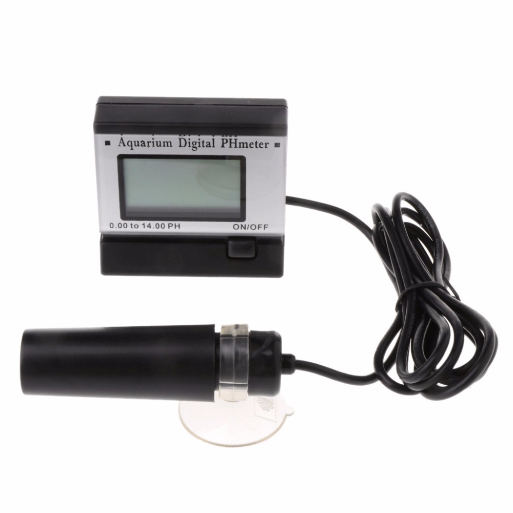 Mini Digital Ph Meter Monitors Hydroculture Aquarium Swimming Pool Spa 0.00 ~ 14.00 Test Tool
