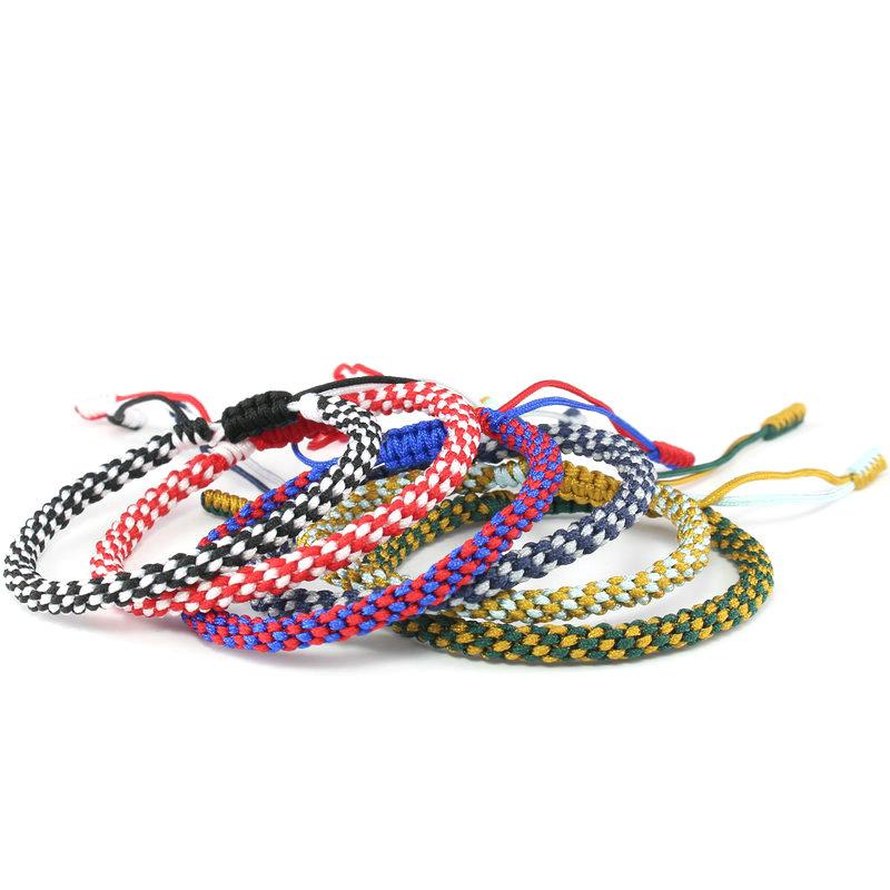 Charm Bracelets Tibetan Buddhist Braided Rope Bracelet Couple Lucky Adjustable Corn Knot For Women Men Friendship Wrist Jewelry Gift
Charm Bracelets Tibetan Buddhist Braided Rope Bracelet Couple Lucky Adjustable Corn Knot For Women Men Friendship Wrist Jewelry Gift