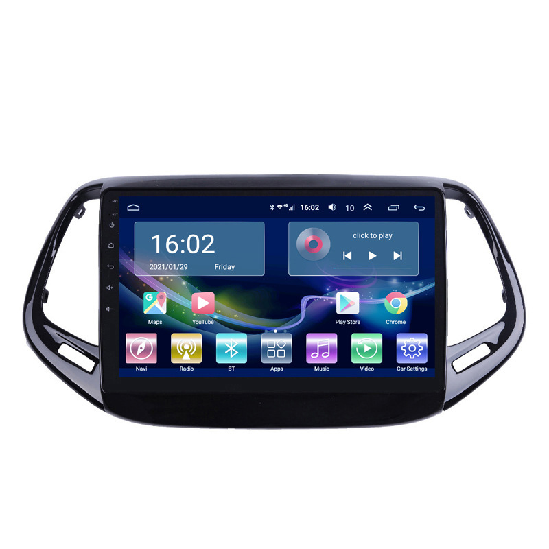 Car Radio Multimedia Player 2-Din Video android for JEEP COMPASS 2017-2018 Gps Navigator Audio Bluetooth Stereo от DHgate WW