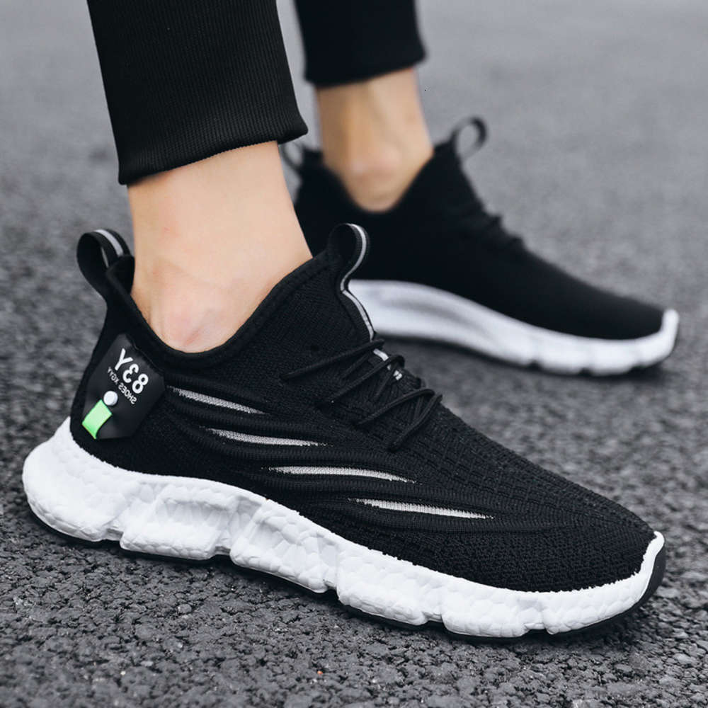 Casual shoes DYGY Men's 2021 spring new flying woven breathable mesh casual Korean fashion sports single student running shoes OCLL, Black
Casual shoes DYGY Men's 2021 spring new flying woven breathable mesh casual Korean fashion sports single student running shoes OCLL, Black