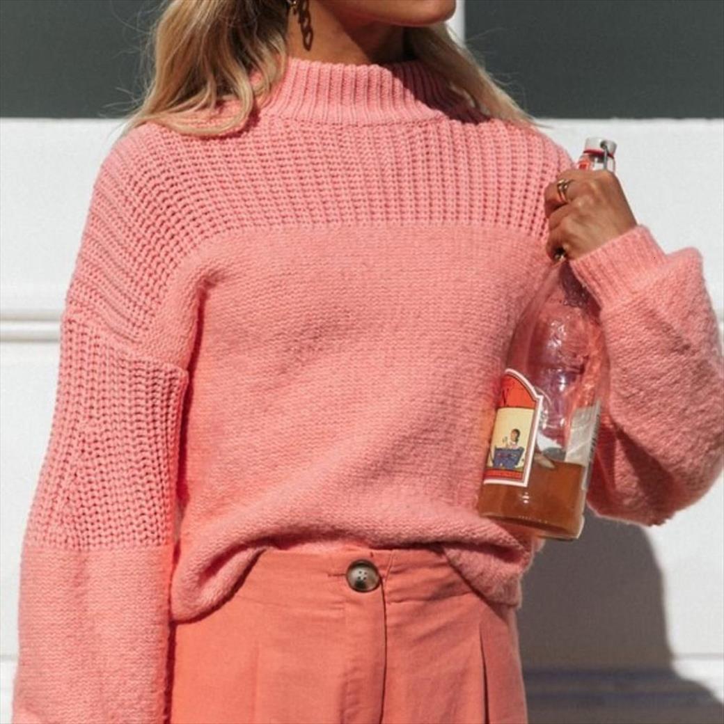 turtleneck women mint green sweaters long sleeve pullover autumn winter casual pink loose oversized, White;black 
turtleneck women mint green sweaters long sleeve pullover autumn winter casual pink loose oversized, White;black