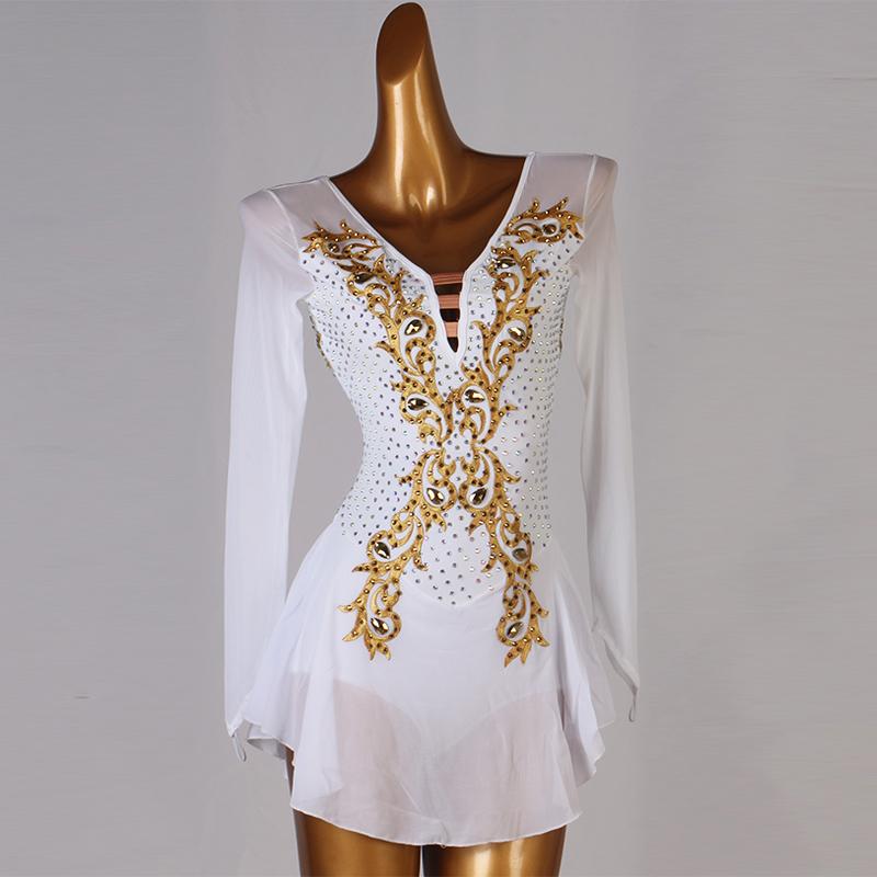 Stage Wear White Figure Skating Dress Women Girl Ice Bodysuit Gymnastics Costume Custom Rhinestone Royal Blue B069, As pic
Stage Wear White Figure Skating Dress Women Girl Ice Bodysuit Gymnastics Costume Custom Rhinestone Royal Blue B069, As pic