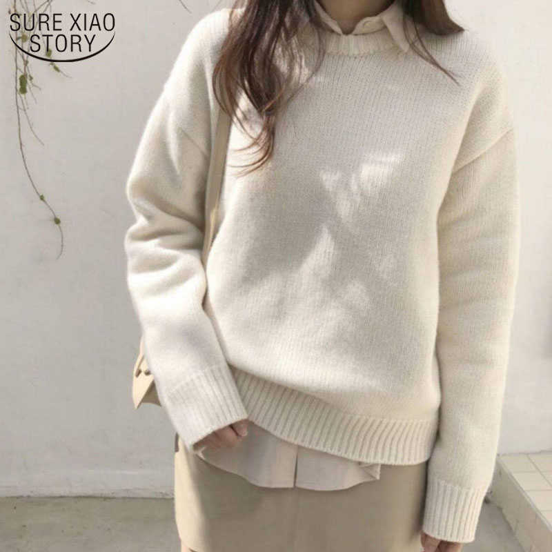 Spring Sweet Long Sleeve Women's Sweater Autumn Loose Women's Knitwear Wool Pullover O-neck Fashion Sweater Clothes 210527, Orange
Spring Sweet Long Sleeve Women's Sweater Autumn Loose Women's Knitwear Wool Pullover O-neck Fashion Sweater Clothes 210527, Orange